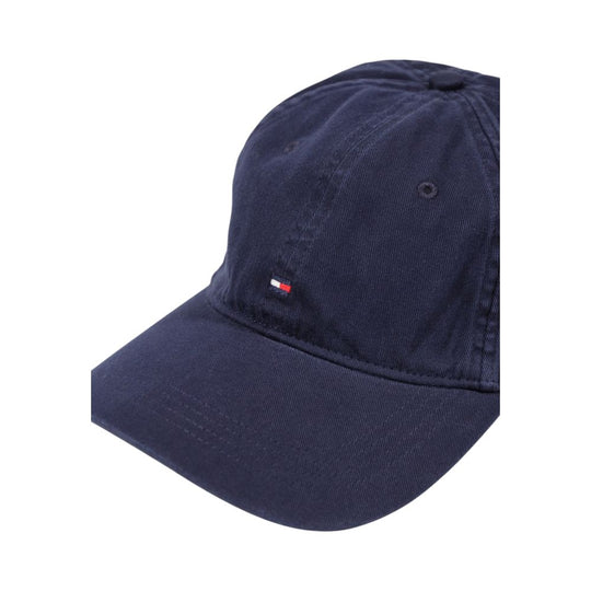 Tommy Hilfiger Blaue Baumwollkappen Baseballmütze