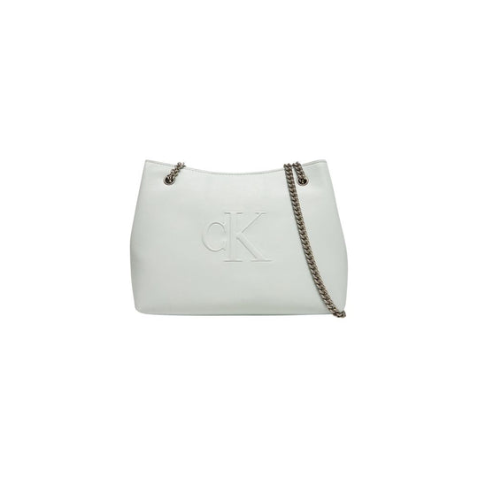 Calvin Klein Jeans Graue Polyethylen-Handtasche
