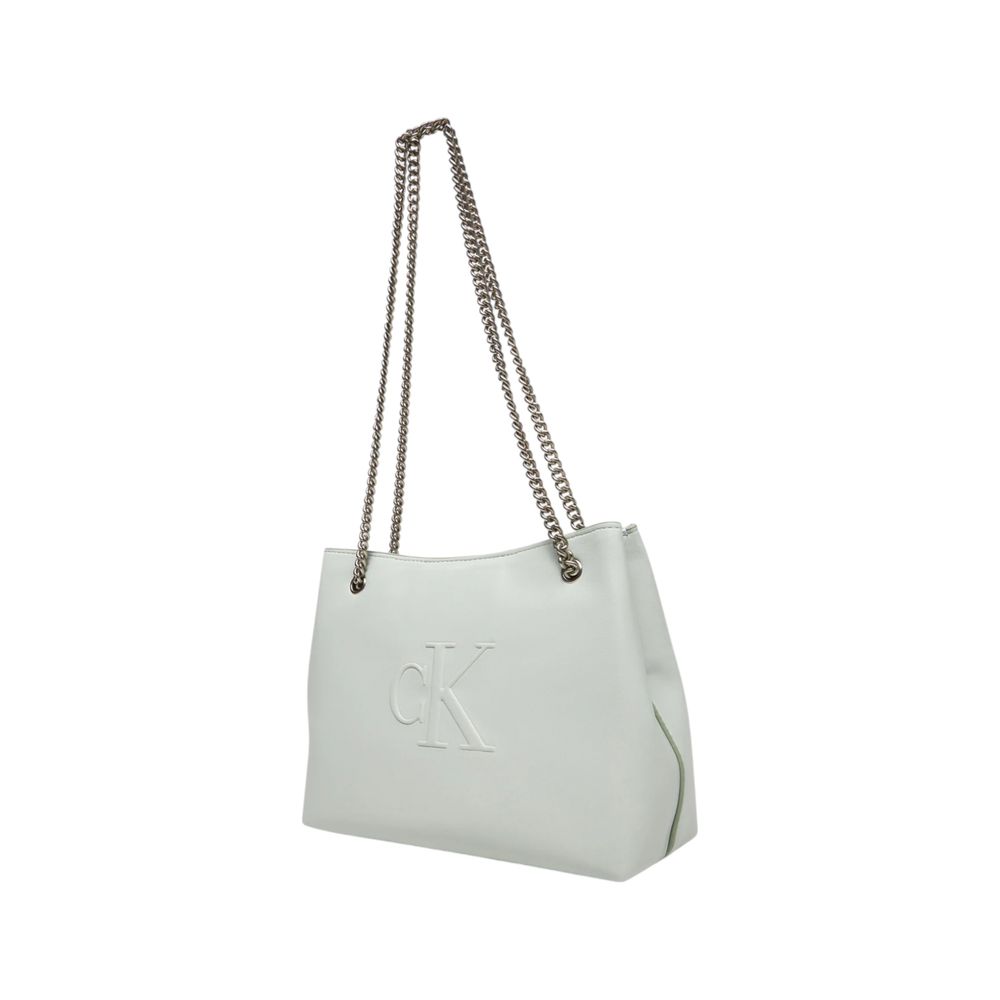 Calvin Klein Jeans Graue Polyethylen-Handtasche