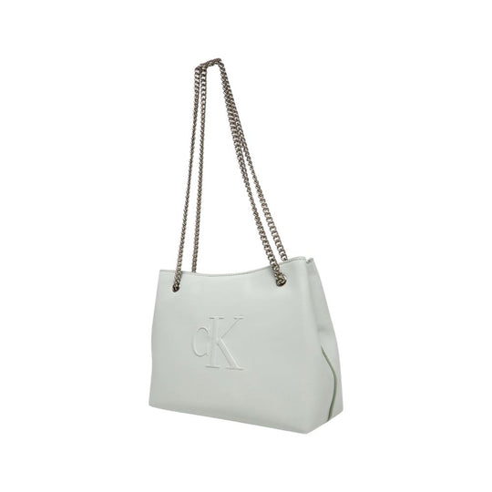 Calvin Klein Jeans Graue Polyethylen-Handtasche