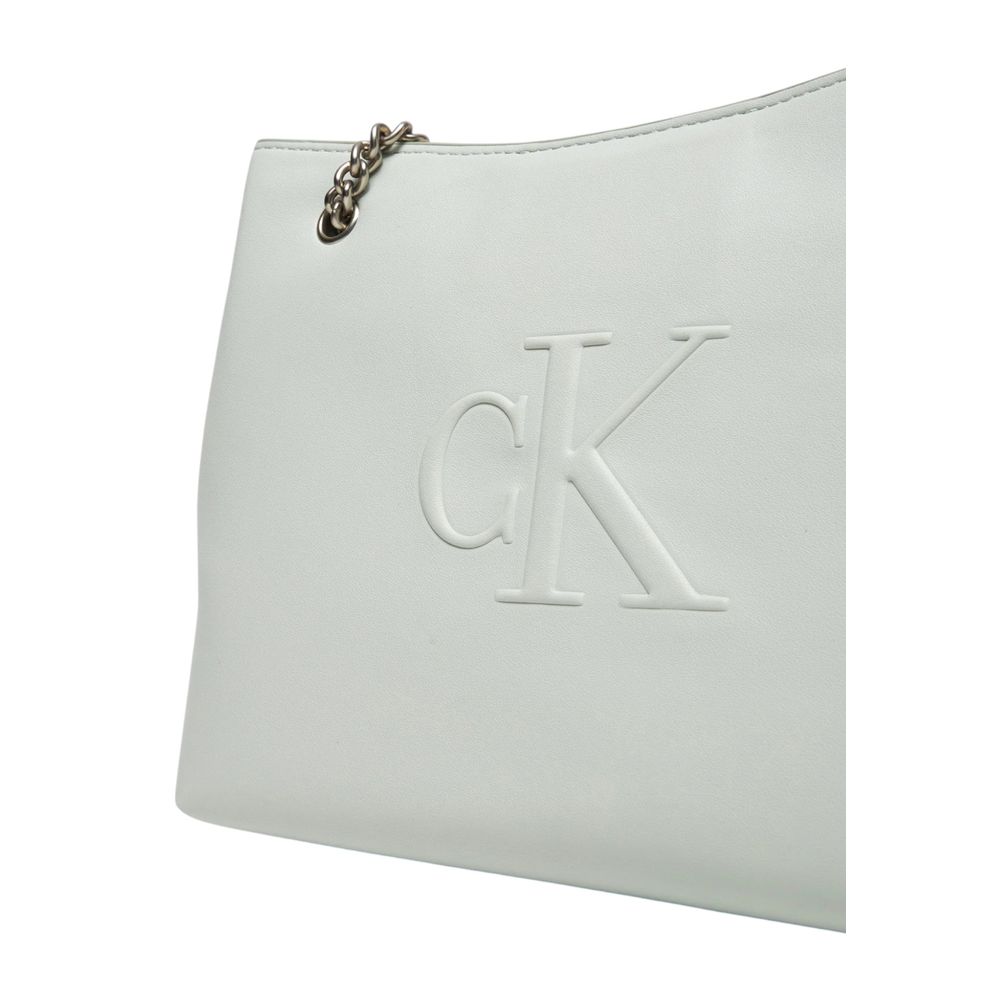 Calvin Klein Jeans Graue Polyethylen-Handtasche