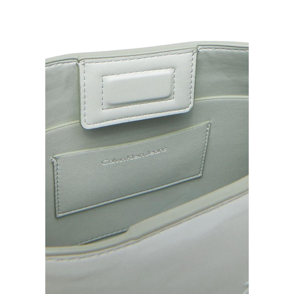 Calvin Klein Jeans Graue Polyethylen-Handtasche
