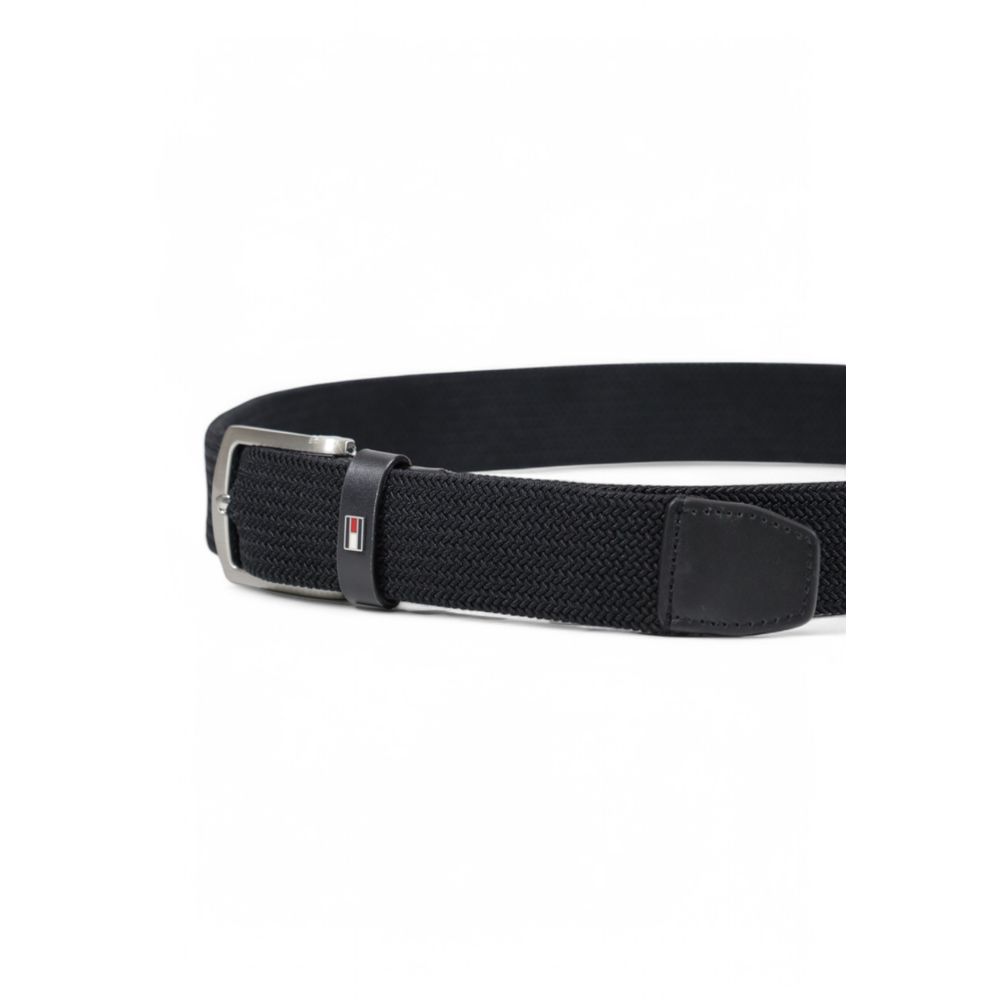 Tommy Hilfiger Schwarzer Gürtel aus recyceltem Polyester
