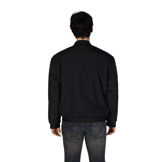 Hugo Boss Schwarze Polyamid-Jacken &amp