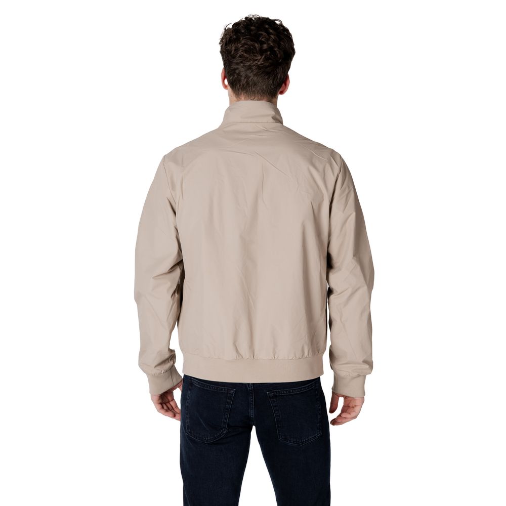 EA7 Emporio Armani Beige Polyamid-Jacken &amp