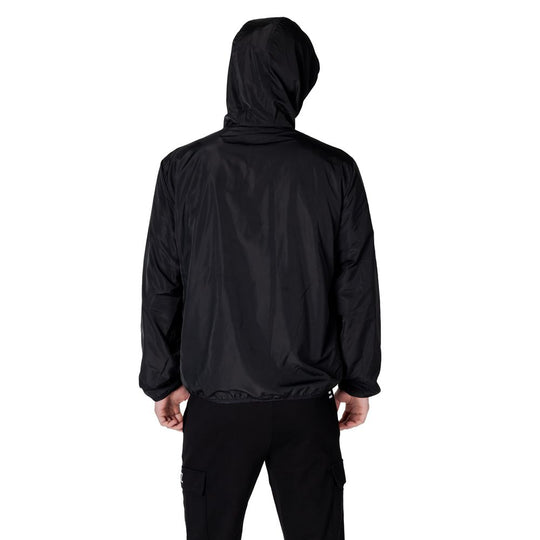 EA7 Emporio Armani Schwarze Polyesterjacken &amp