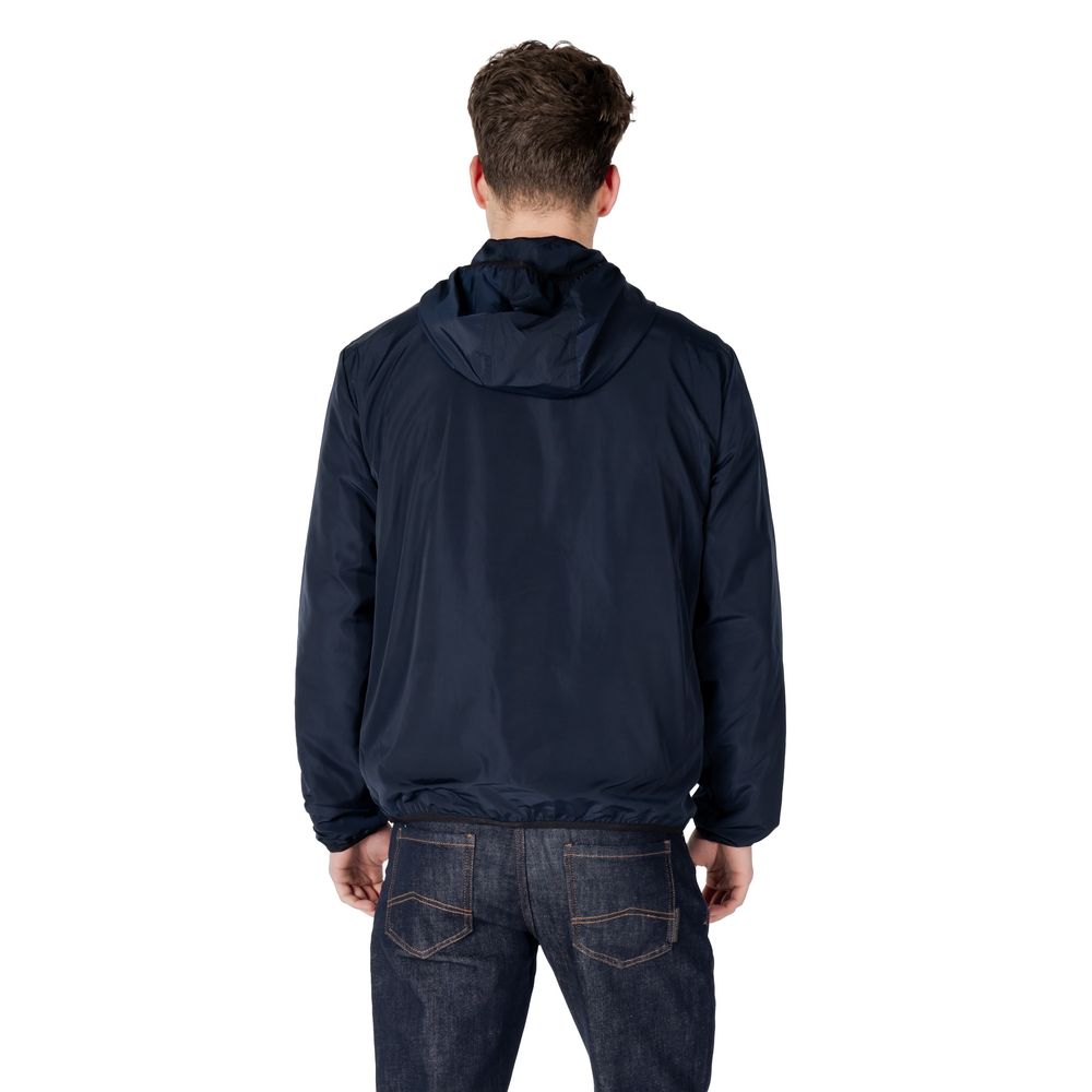 EA7 Emporio Armani Blaue Polyesterjacken &amp
