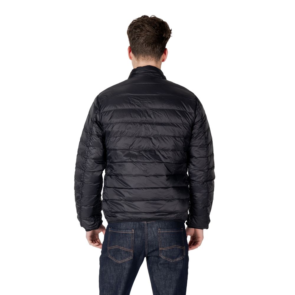 EA7 Emporio Armani Schwarze Polyamid-Jacken &amp