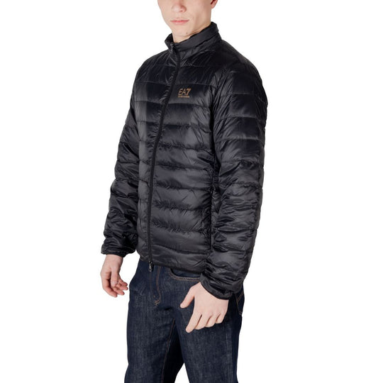 EA7 Emporio Armani Schwarze Polyamid-Jacken &amp