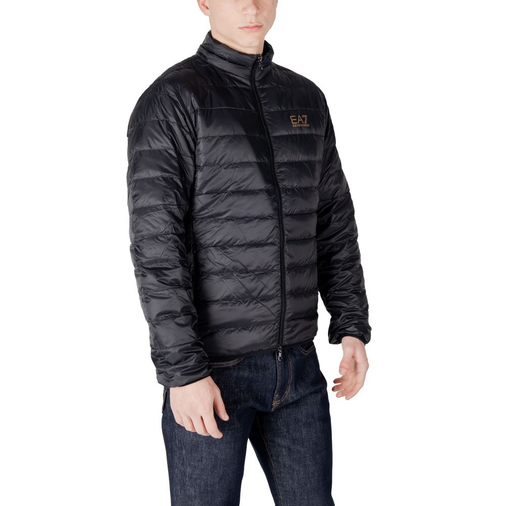 EA7 Emporio Armani Schwarze Polyamid-Jacken &amp