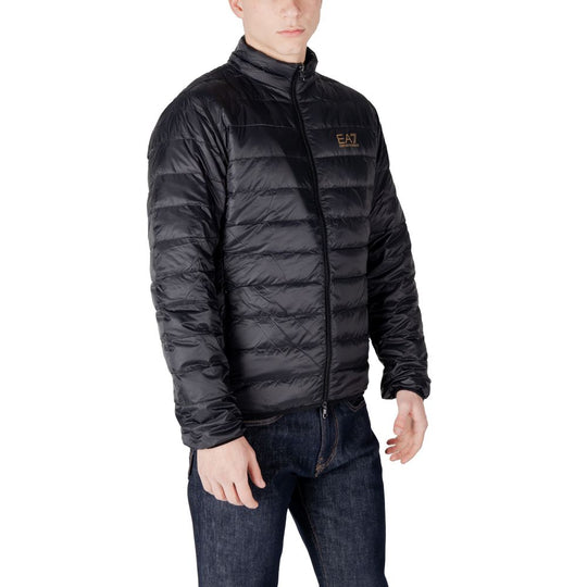 EA7 Emporio Armani Schwarze Polyamid-Jacken &amp