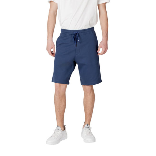 Replay Blaue Baumwoll-Bermudas