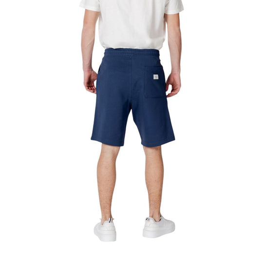 Replay Blaue Baumwoll-Bermudas