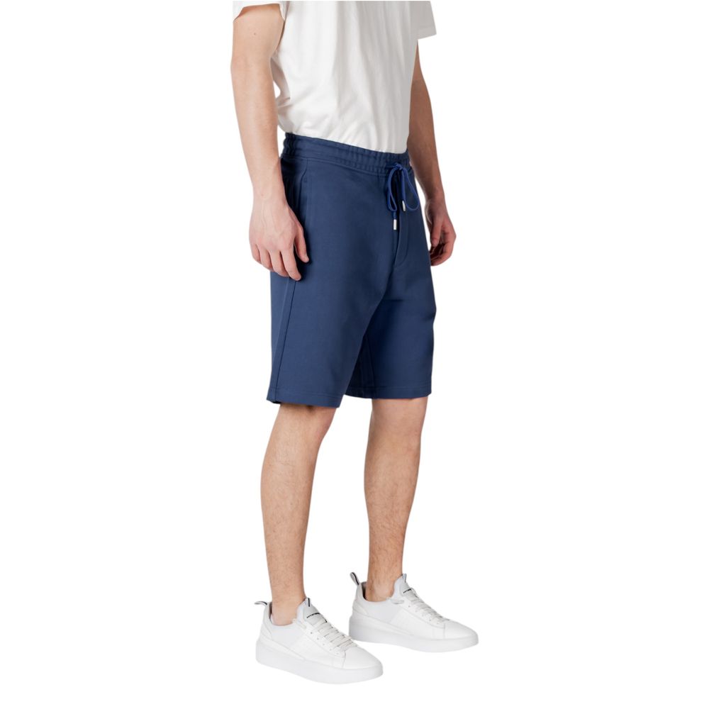 Replay Blaue Baumwoll-Bermudas
