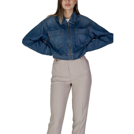 Replay Blaue Baumwolljacken &amp