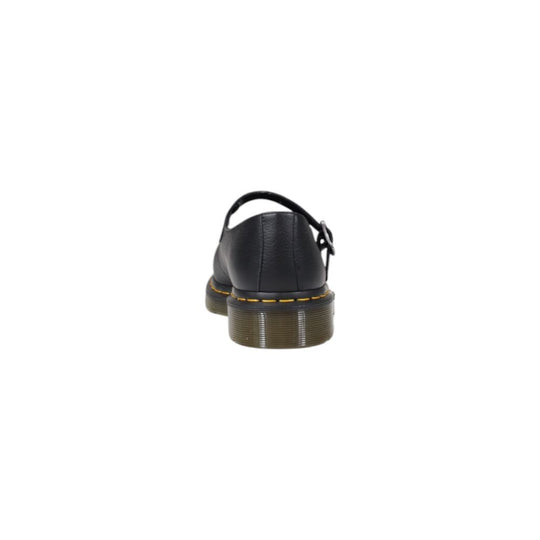 Dr. Martens Schwarze Lederplattform