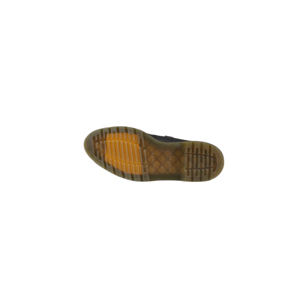 Dr. Martens Schwarze Lederplattform