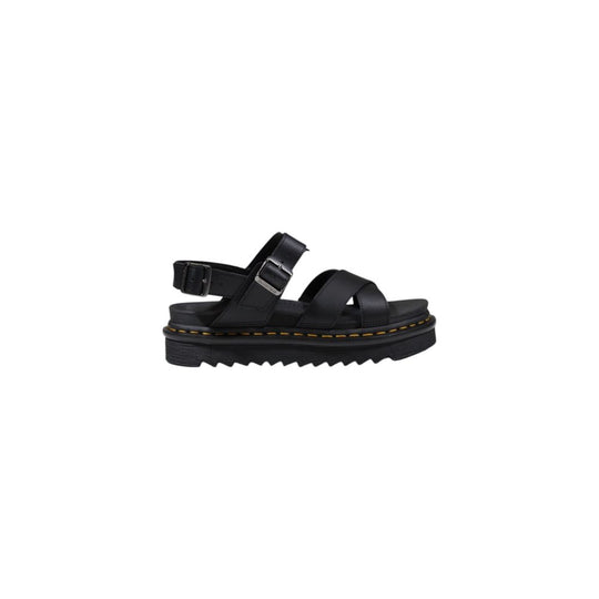 Dr. Martens Schwarze Leder-Sandale