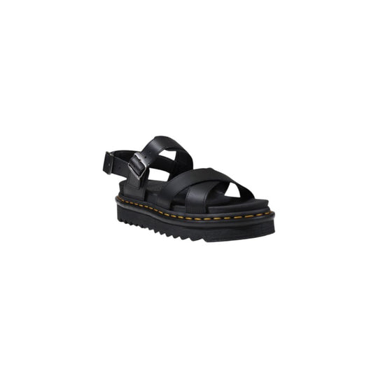 Dr. Martens Schwarze Leder-Sandale
