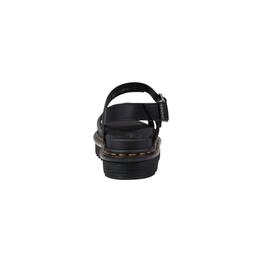 Dr. Martens Schwarze Leder-Sandale