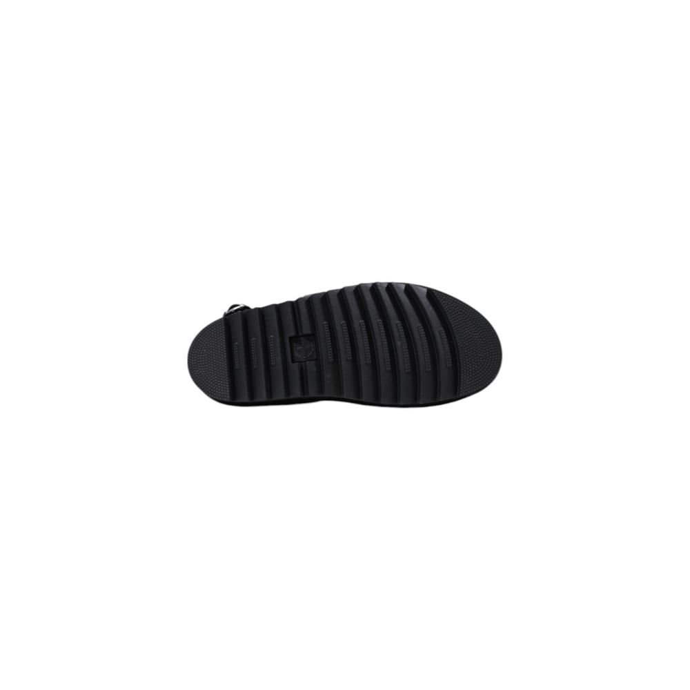 Dr. Martens Schwarze Leder-Sandale