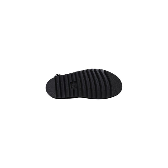 Dr. Martens Schwarze Leder-Sandale