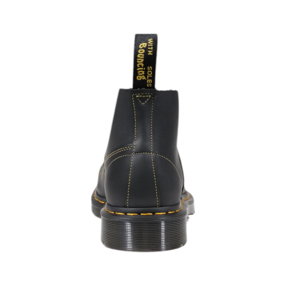 Dr. Martens Schwarzer Lederstiefel