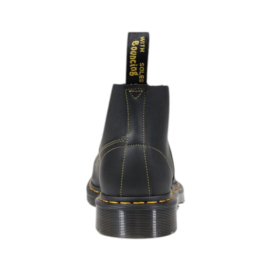 Dr. Martens Schwarzer Lederstiefel