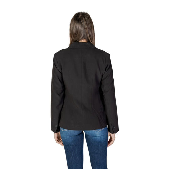 Only Schwarzer Blazer aus recyceltem Polyester