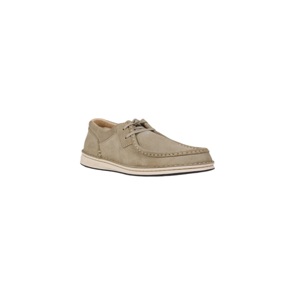 Birkenstock Graue Leder Oxfords und Derby