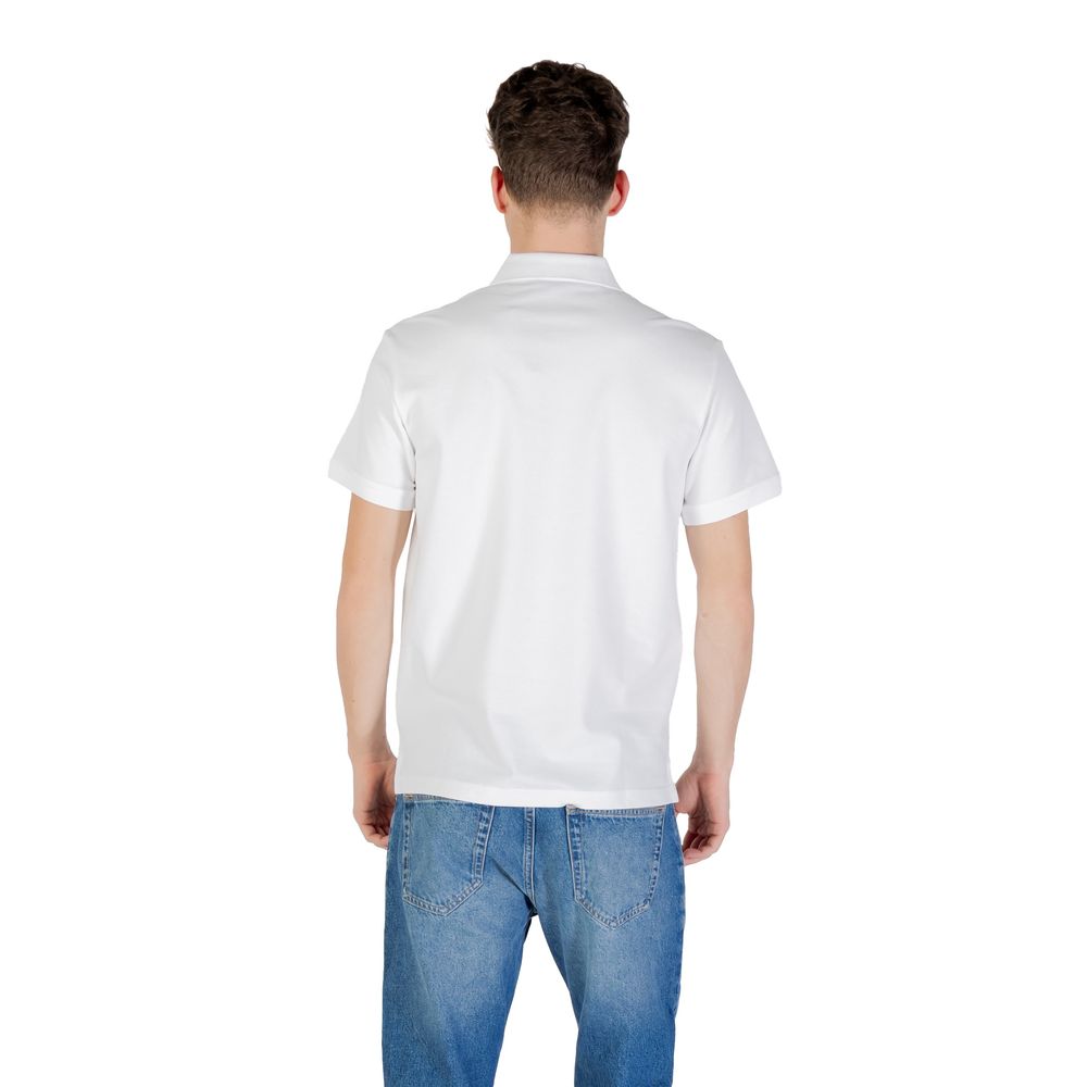 Emporio Armani Underwear Weißes Baumwoll-Poloshirt