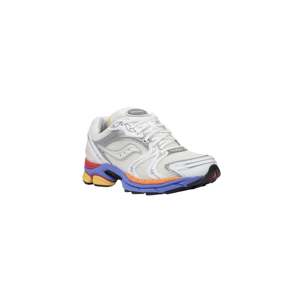 Saucony Weißer Synthetik-Sneaker
