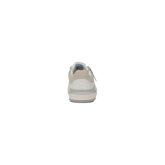 Clarks Weißes Leder Sneaker