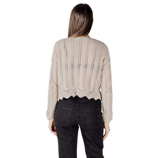 Only Beige Sportbekleidung aus recycelter Baumwolle