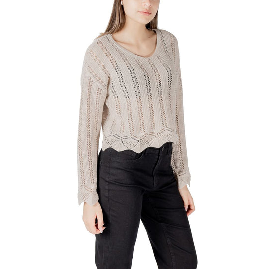 Only Beige Sportbekleidung aus recycelter Baumwolle