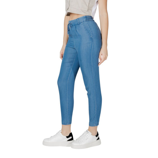 Only Blaue Lyocell-Hose