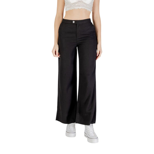 Only Schwarze Viskosehose