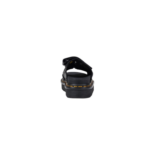 Dr. Martens Schwarze Lederplattform