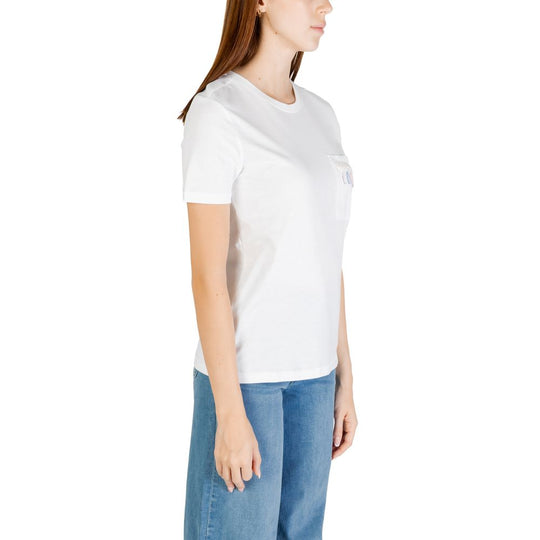 Only Weißes T-Shirt aus Bio-Baumwolle