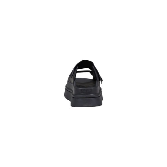 UGG Schwarzes Kunstleder-Plateau