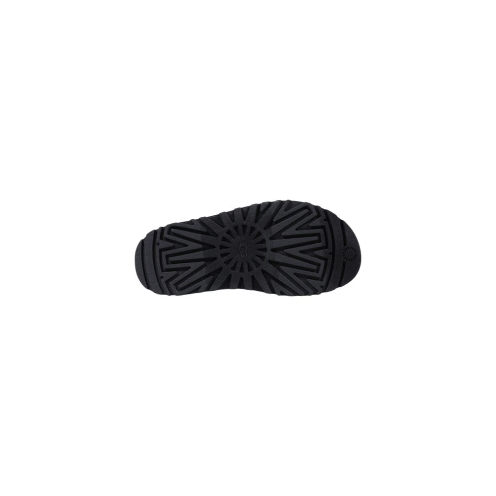 UGG Schwarzes Kunstleder-Plateau