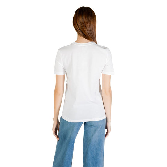Only Weißes T-Shirt aus Bio-Baumwolle