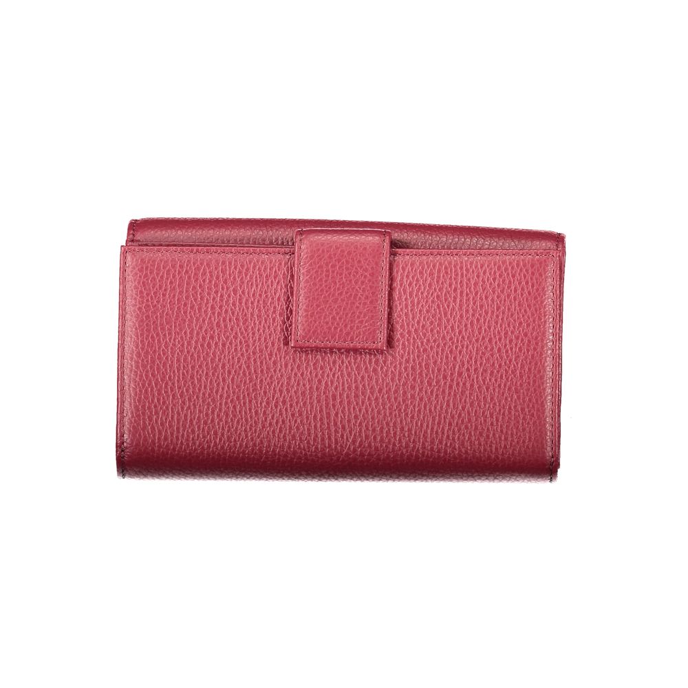 Coccinelle Rotes Leder Portemonnaie für Frauen