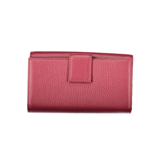 Coccinelle Rotes Leder Portemonnaie für Frauen