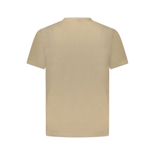Napapijri Braunes Baumwoll-T-Shirt für Männer