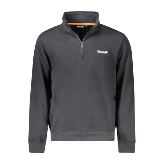 Napapijri Schwarzer Baumwollpullover für Männer