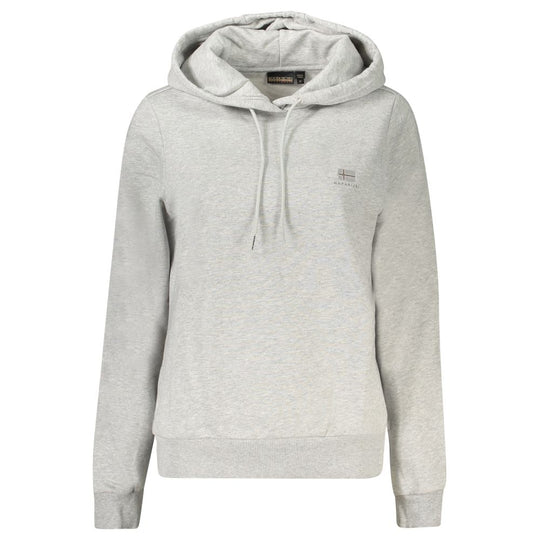 Napapijri Grauer Baumwollpullover für Frauen