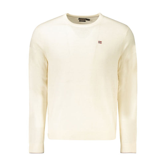 Napapijri Weißer Pullover aus Wolle für Männer