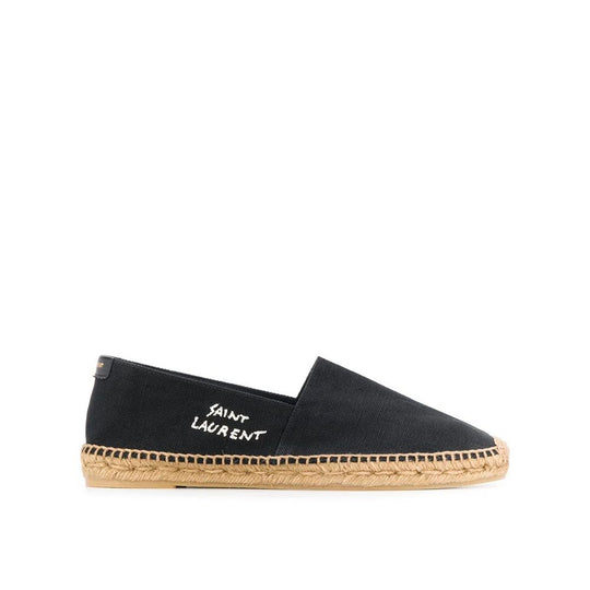 Saint Laurent Logo-Espadrilles aus Segeltuch