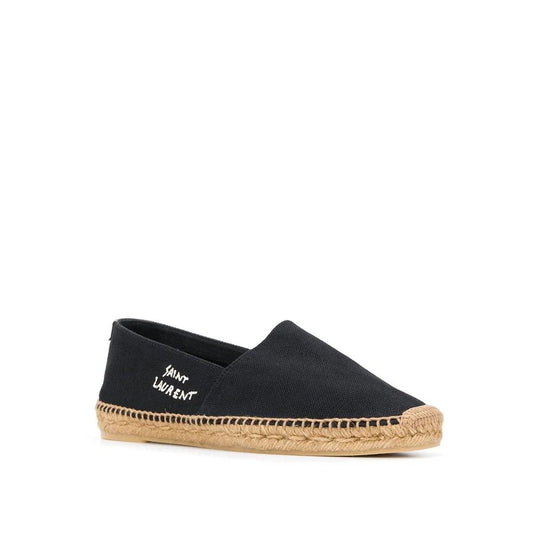 Saint Laurent Logo-Espadrilles aus Segeltuch